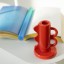 Helio Ferretti | Retro Double Handle Candle Holder | Red