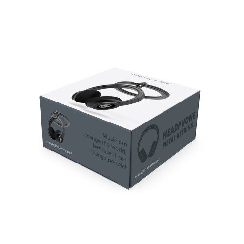 Metalmorphose | Black Headphones Keyring