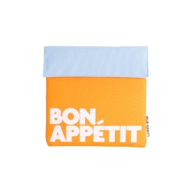 Helio Ferretti | Bon Appetit Stain Resistant Snack Bag | Orange