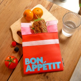 Helio Ferretti | Bon Appetit Stain Resistant Snack Bag | Red