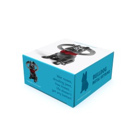 Metalmorphose | Black French Bulldog With Bow Tie Keyring