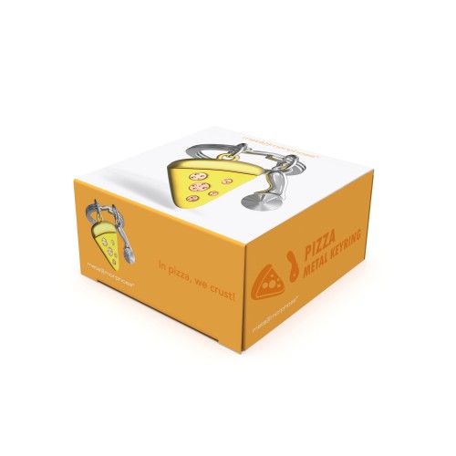 Metalmorphose | Pizza & Cutter Keyring