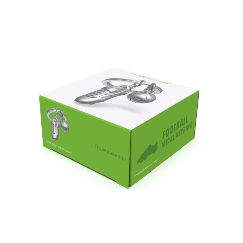 Metalmorphose | Silver Football & Shoe Keyring