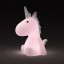Dhink | Medium Colour Changing LED Silicone Night Light | Pink Unicorn