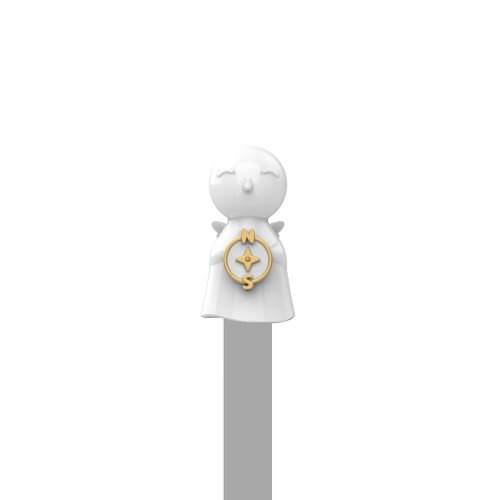 Metalmorphose | 3D Angel Gold Compass - Guidance Bookmark