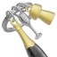 Metalmorphose | Champagne Bottle Keyring