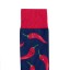 Billy Brown Socks | Men's Chilli Socks | Red & Blue