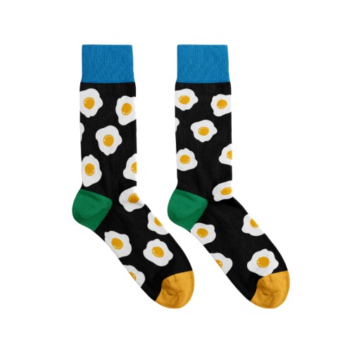 Billy Brown Socks | Men's Fried Egg Socks