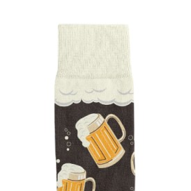 Billy Brown Socks | Men's Beer Socks | Black & Brown