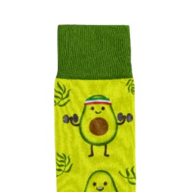 Billy Brown Socks | Men's Gym Avocado Socks | Green