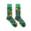 Billy Brown Socks | Men's Dollar Money Socks | Green & Yellow