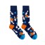 Billy Brown Socks | Men's Tenpin Bowling Socks | Blue & Orange