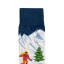 Billy Brown Socks | Men's Skiing Socks | White & Blue