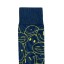 Billy Brown Socks | Men's Smiling Faces Socks | Navy & Yellow