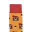 Billy Brown Socks | Men's Cool Beaver Socks | Red & Orange
