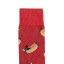 Billy Brown Socks | Men's Hot Dog Socks | Red & Yellow