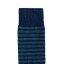 Billy Brown Socks | Men's Striped Socks | Blue