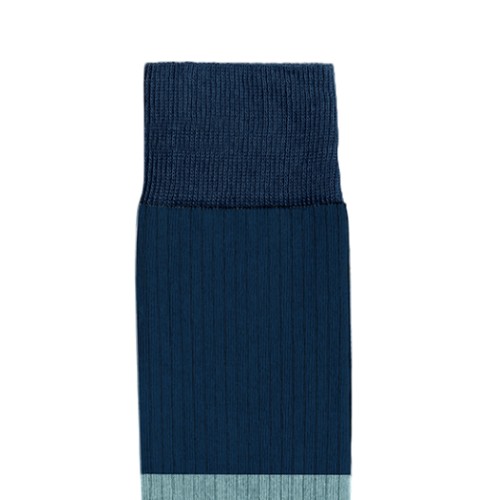 Billy Brown Socks | Men's Colourblock Socks | Blue & Grey