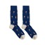 Billy Brown Socks | Men's Aperol Socks | Blue & Grey