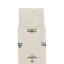 Billy Brown Socks | Men's Classic Plane Socks | Grey & Green