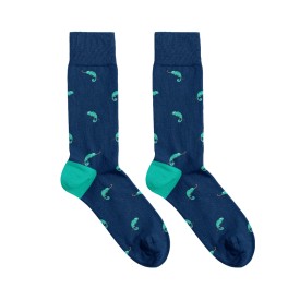 Billy Brown Socks | Men's Chameleon Socks | Blue & Green