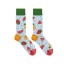 Billy Brown Socks | Women's Mixed Fruit Socks | Light Blue