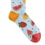 Billy Brown Socks | Women's Mixed Fruit Socks | Light Blue