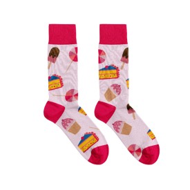 Billy Brown Socks | Women's Cake Heaven Socks | Pink