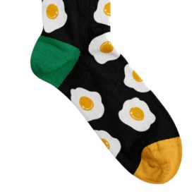 Billy Brown Socks | Women's Fried Egg Socks
