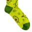 Billy Brown Socks | Women's Exercising Avocado Socks | Green