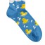 Billy Brown Socks | Women's Rubber Ducky Socks | Blue & Yellow