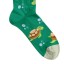 Billy Brown Socks | Women's Swimming Turtle Socks | Green