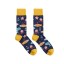 Billy Brown Socks | Women's Sealife & Submarine Socks | Blue & Yellow