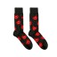 Billy Brown Socks | Women's Smiling Heart Socks | Red