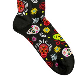 Billy Brown Socks | Women's Sugar Skull Socks | Multicolour