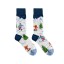 Billy Brown Socks | Women's Skiing Socks | White & Blue