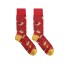 Billy Brown Socks | Women's Hot Dog Socks | Red & Yellow