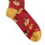 Billy Brown Socks | Women's Hot Dog Socks | Red & Yellow