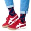 Billy Brown Socks | Men's Chilli Socks | Red & Blue