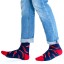 Billy Brown Socks | Men's Chilli Socks | Red & Blue