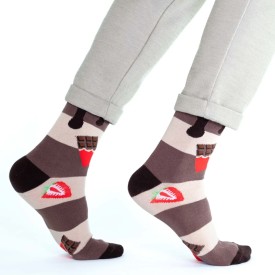 Billy Brown Socks | Women's Chocolate Lover Socks