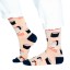 Billy Brown Socks | Women's Sushi Socks | Pink & Blue