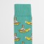 Billy Brown Socks | Men's Submarine Socks | Blue & Yellow