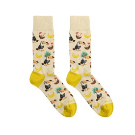 Billy Brown Socks | Women's Tropical Toucan Socks | Yellow