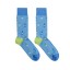 Billy Brown Socks | Women's Gin Socks | Blue