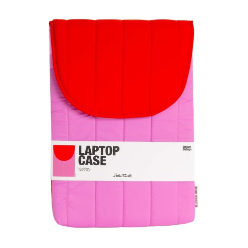 Helio Ferretti | Colourblock Laptop Sleeve | Red & Pink
