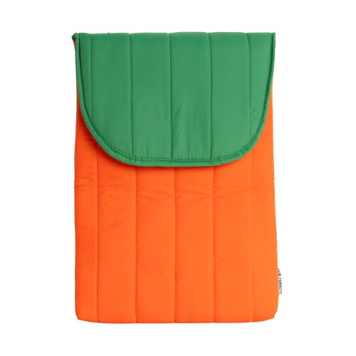 Helio Ferretti | Colourblock Laptop Sleeve | Orange & Green