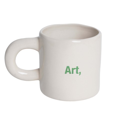 Helio Ferretti | Books & Coffee Art Design Mug | Green