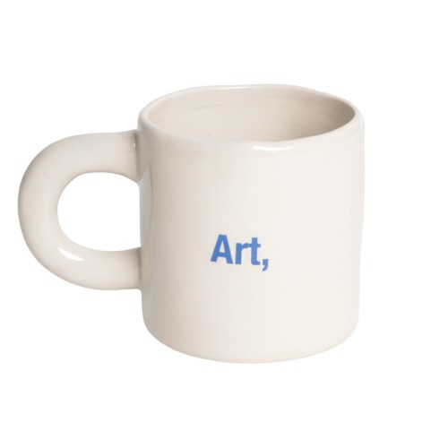 Helio Ferretti | Books & Coffee Art Design Mug | Blue