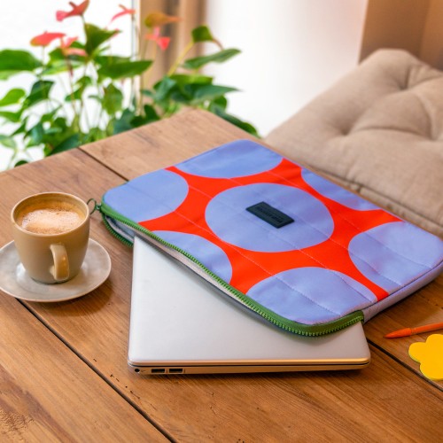 Helio Ferretti | Spotty Laptop Case | Blue